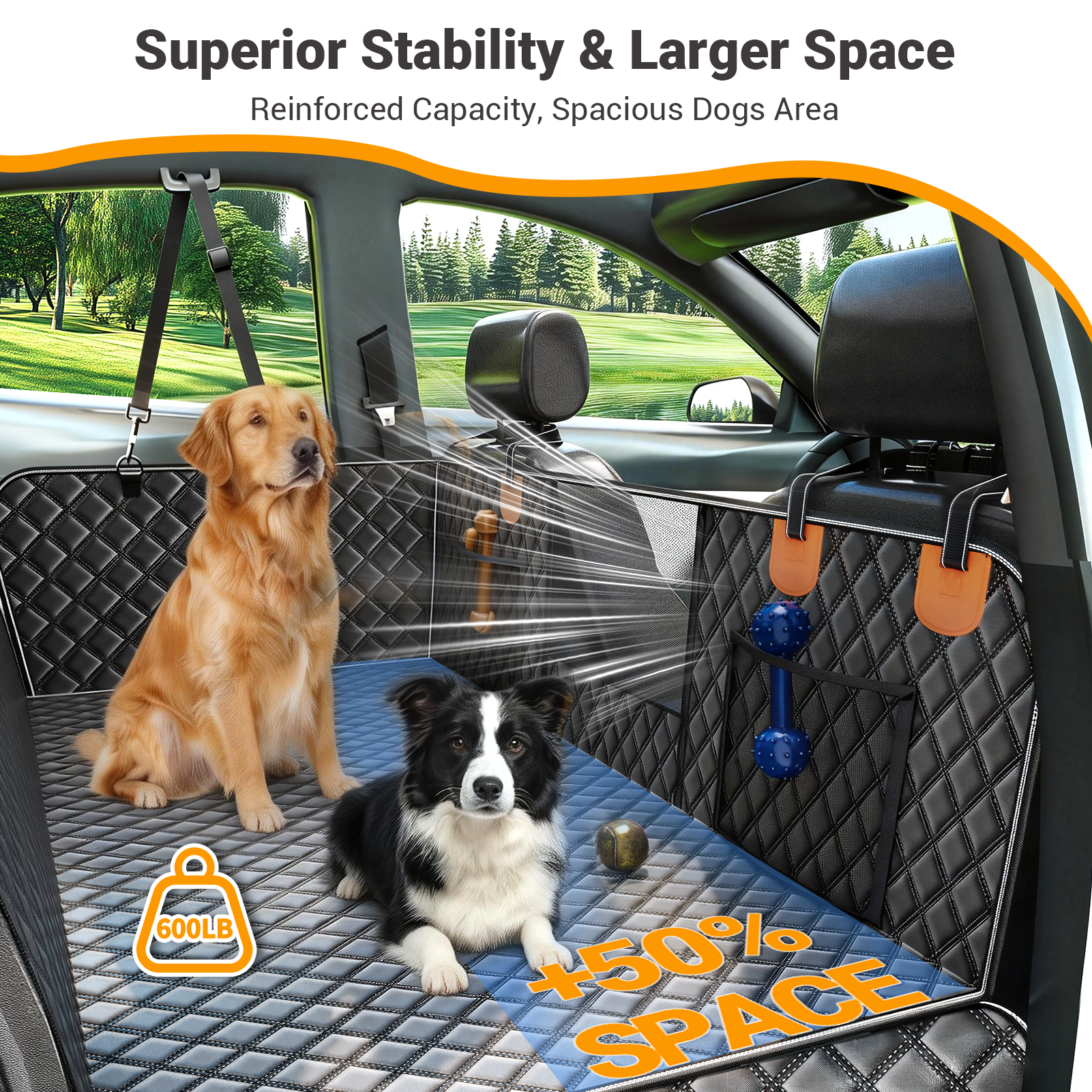 Petdance Dog Car Seat Cover
